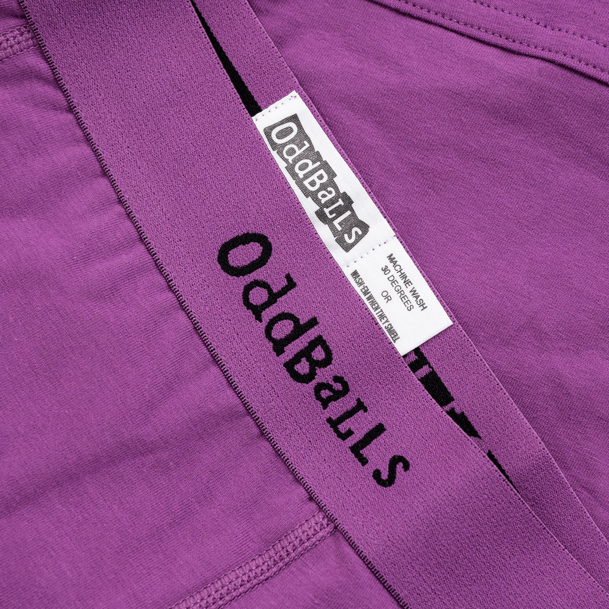 Purple & Black - Ladies Thong - Image 3