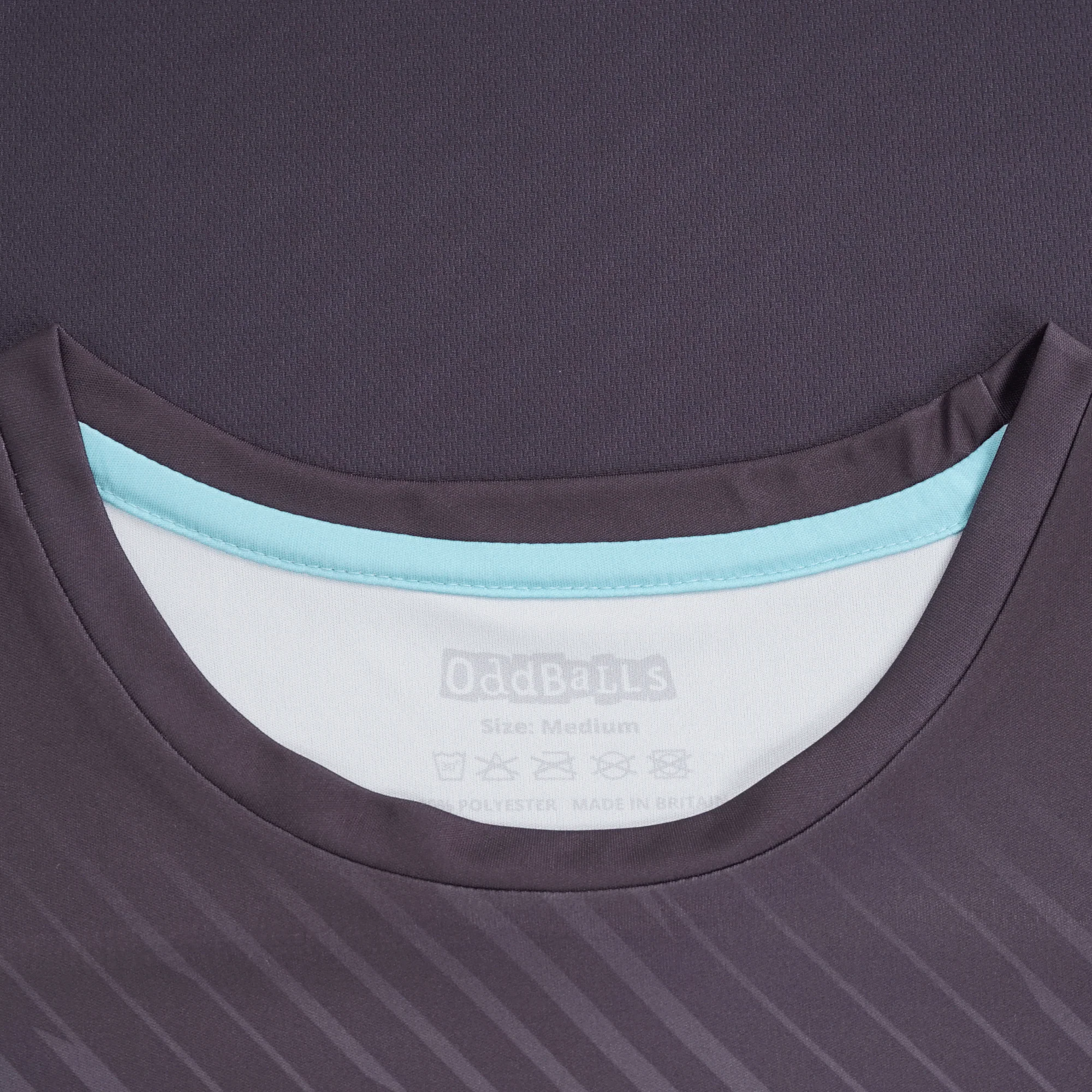 Zig Zag - Grey / Mint - Flex Fit - Mens Training T-Shirt - Image 4