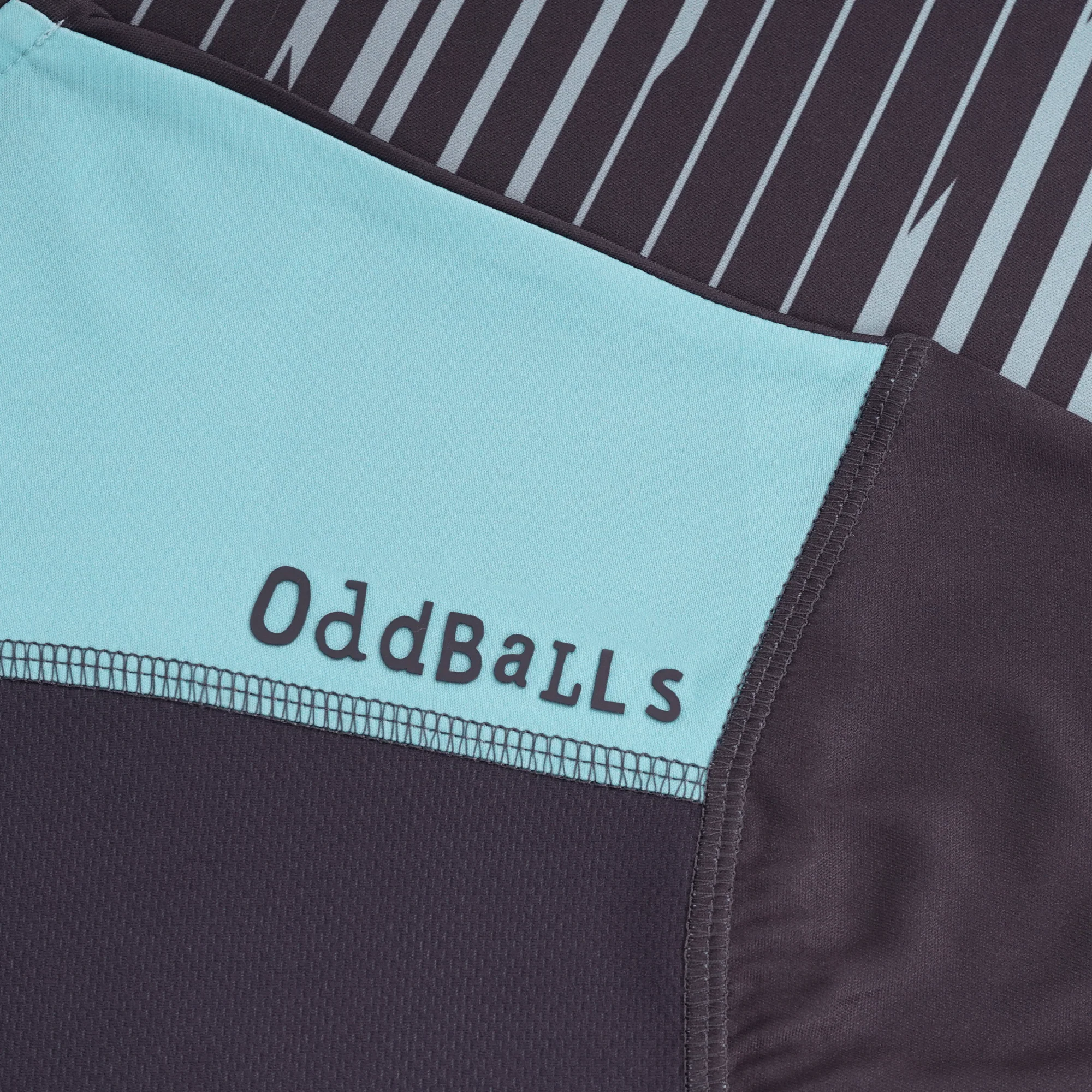 Zig Zag - Grey / Mint - Flex Fit - Mens Training T-Shirt - Image 5