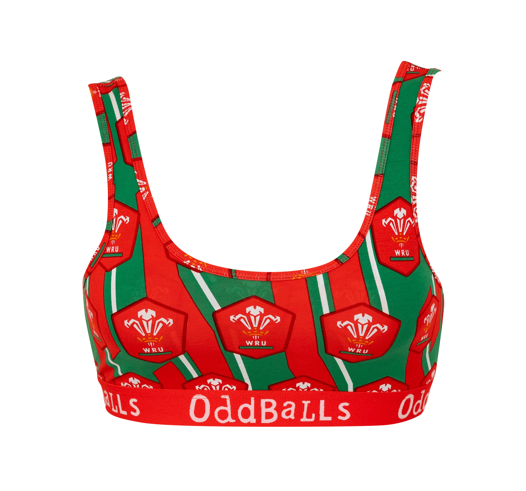 Welsh Rugby Union Bundle - Ladies Bralette 2 Pack Bundle - Image 3